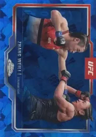 2025 Topps Chrome Sapphire Edition UFC #55 - Zhang Weili