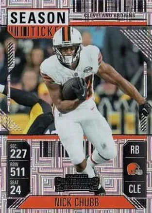 2024 Panini Contenders #23 - Nick Chubb - Cleveland Browns