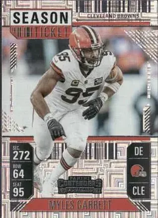 2024 Panini Contenders #24 - Myles Garrett - Cleveland Browns