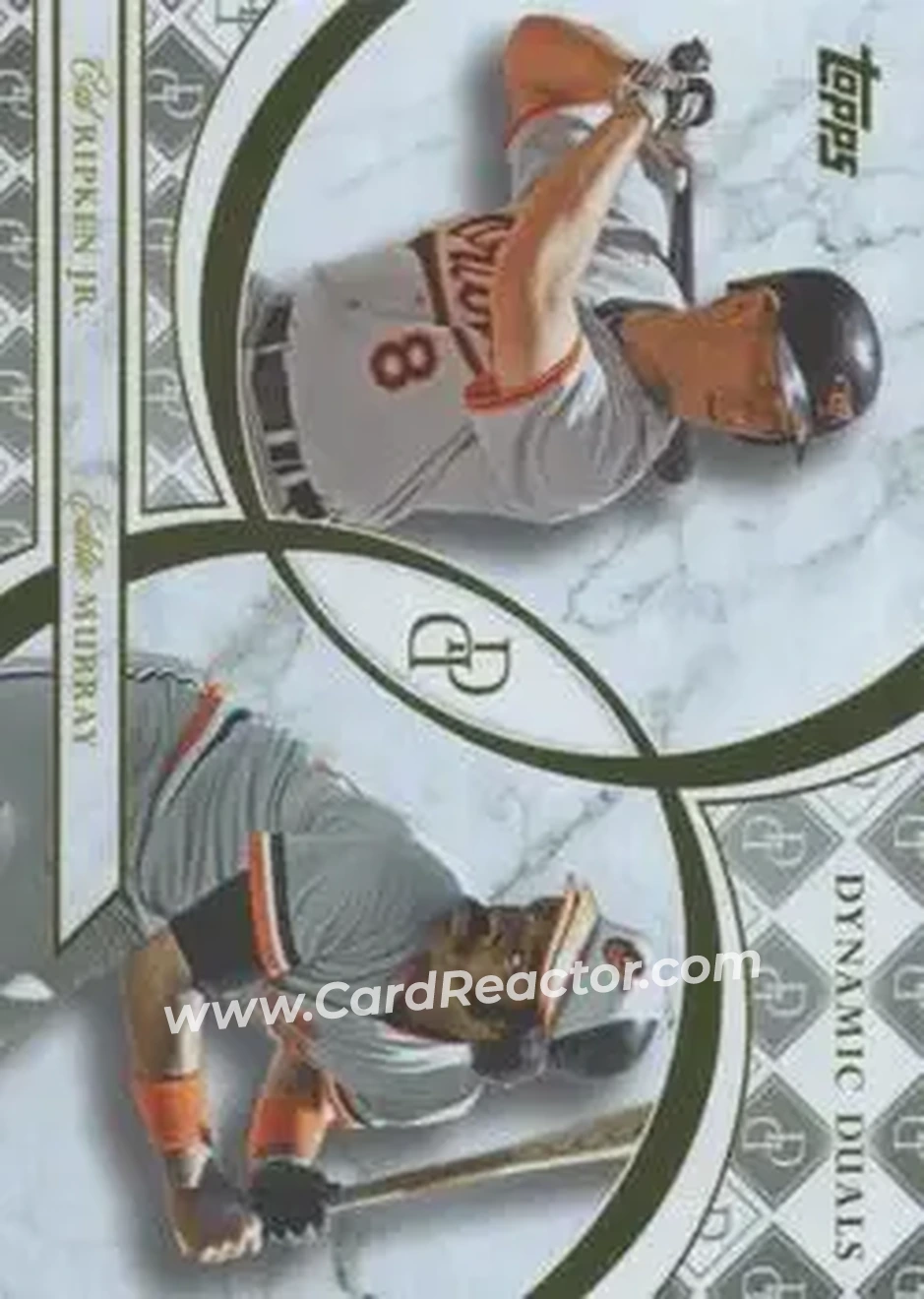 2024 Topps Dynamic Duals #36 - Cal Ripken Jr. - Eddie Murray - Baltimore Orioles - Baltimore Orioles - Front