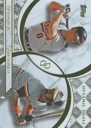 2024 Topps Dynamic Duals #36 - Cal Ripken Jr. - Eddie Murray - Baltimore Orioles - Baltimore Orioles