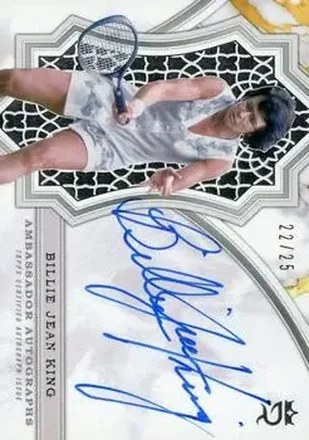 2024 Topps Royalty Collection - Ambassador Autographs #AA-BK - Billie Jean King