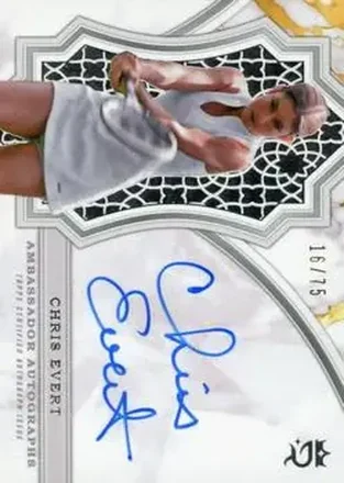 2024 Topps Royalty Collection - Ambassador Autographs #AA-CE - Chris Evert