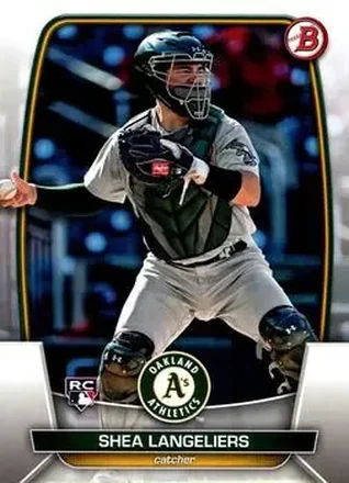 2023 Bowman #3 - Shea Langeliers - Oakland Athletics
