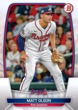 2023 Bowman #4 - Matt Olson - Atlanta Braves