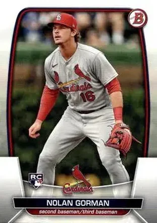 2023 Bowman #6 - Nolan Gorman - St. Louis Cardinals