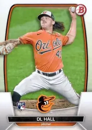 2023 Bowman #9 - DL Hall - Baltimore Orioles