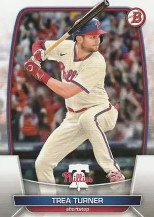 2023 Bowman #10 - Trea Turner - Philadelphia Phillies