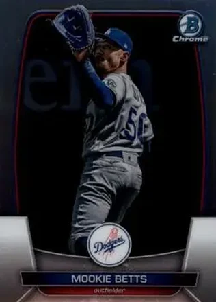 2023 Bowman Chrome #2 - Mookie Betts - Los Angeles Dodgers
