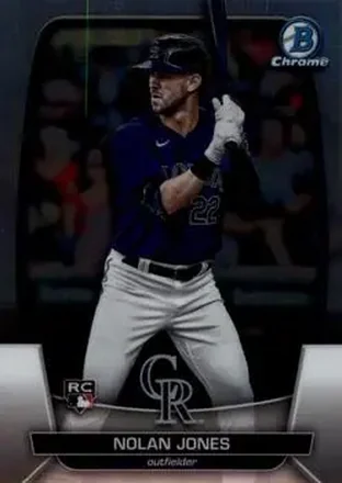 2023 Bowman Chrome #4 - Nolan Jones - Colorado Rockies