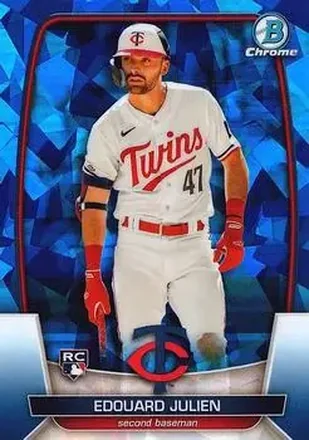 2023 Bowman Chrome Sapphire Edition #1 - Edouard Julien - Minnesota Twins