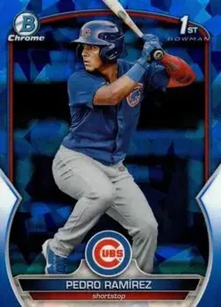 2023 Bowman Sapphire Edition #BCP-2 - Pedro Ramírez - Chicago Cubs