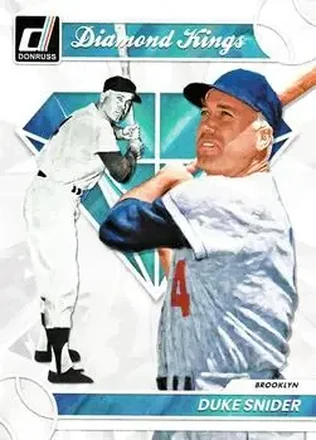 2023 Donruss #9 - Edwin "Duke" Snider - Brooklyn Dodgers