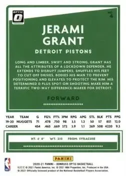 Back of Jerami Grant