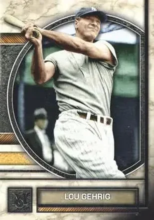 2025 Topps Museum Collection #90 - Lou Gehrig - New York Yankees