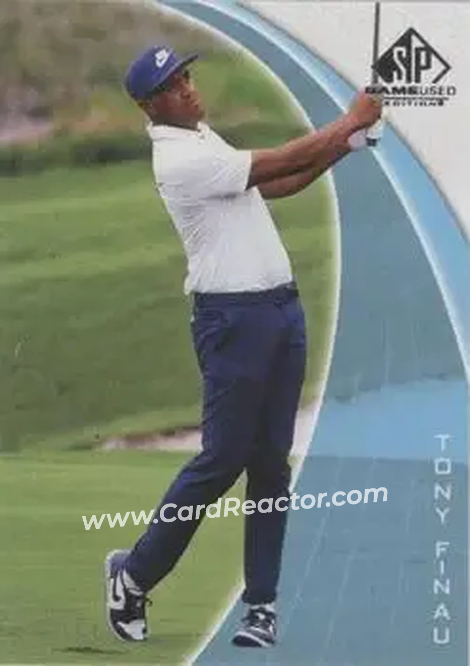 2024 SP Game Used #26 - Tony Finau - Front