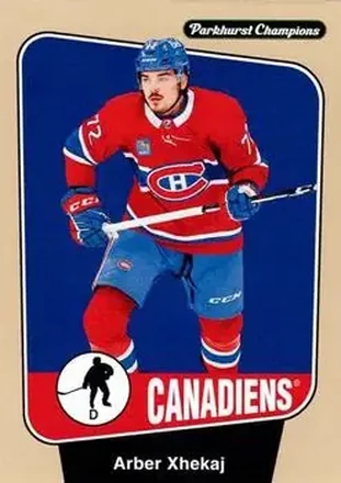 2024-25 Parkhurst Champions #27 - Arber Xhekaj - Montreal Canadiens