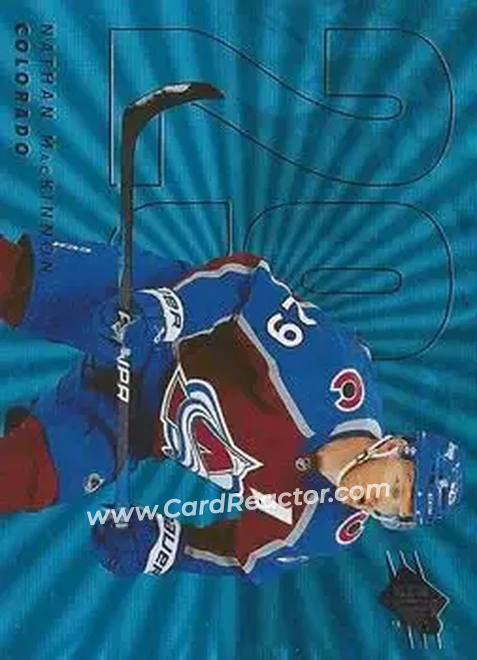 2024-25 SPx #29 - Nathan MacKinnon - Colorado Avalanche - Front
