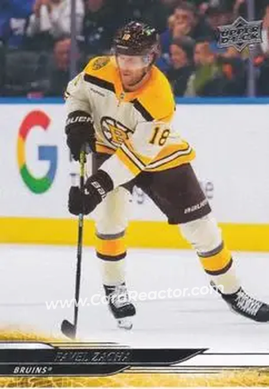 2024-25 Upper Deck #21 - Pavel Zacha - Boston Bruins - Front
