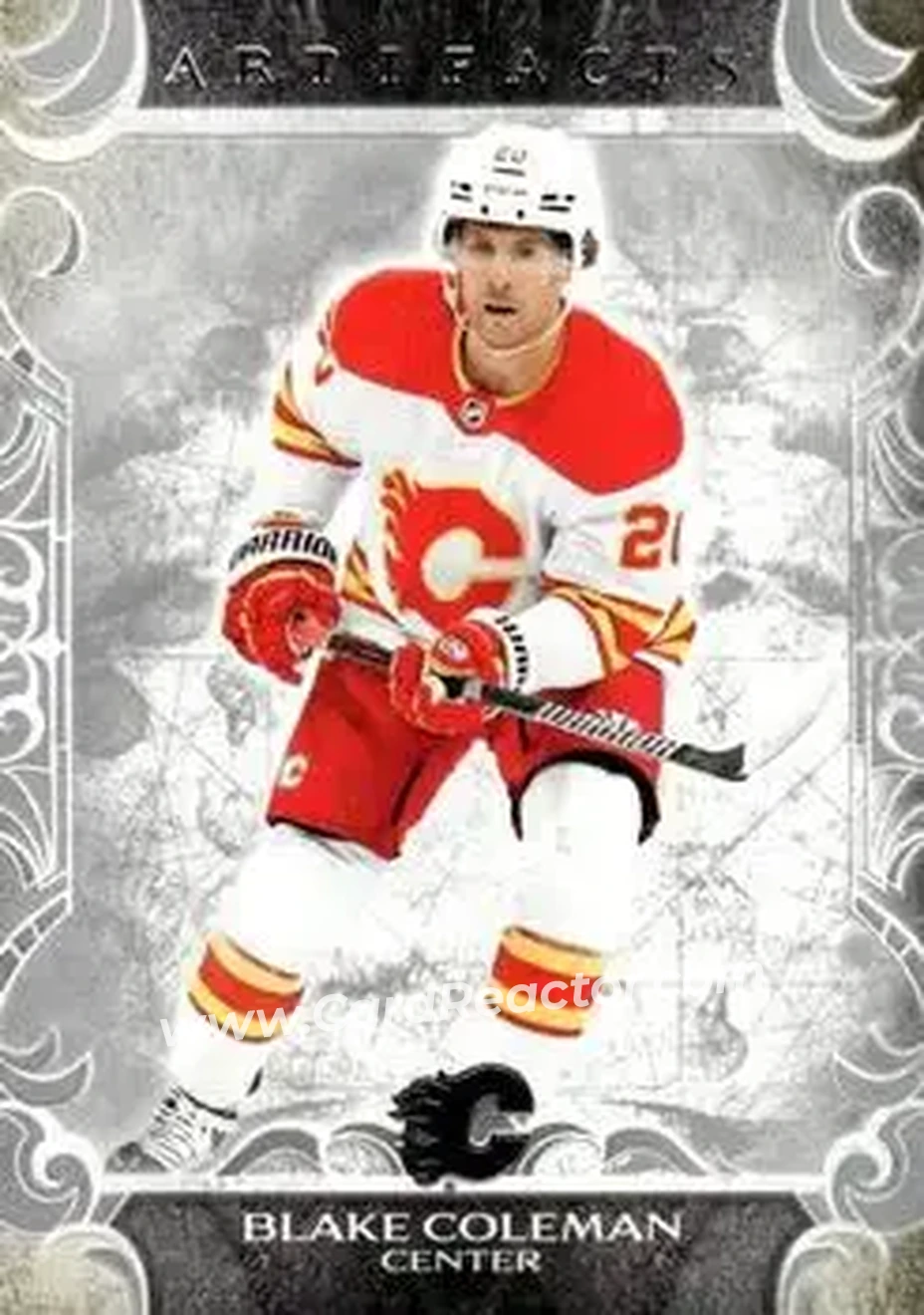 2024-25 Upper Deck Artifacts #30 - Blake Coleman - Calgary Flames - Front