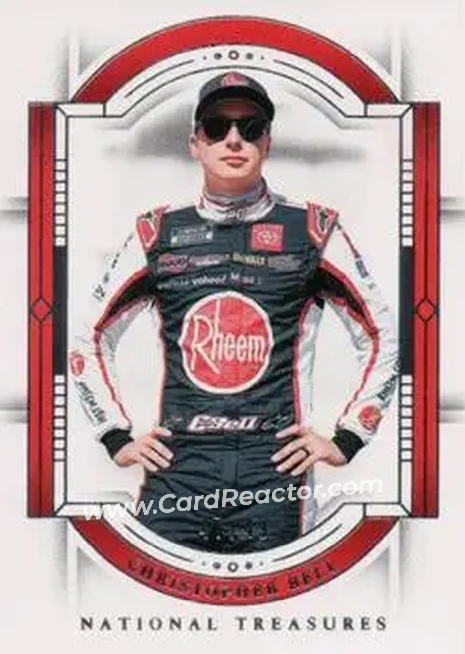 2024 Panini National Treasures #11 - Christopher Bell - Joe Gibbs Racing - Front