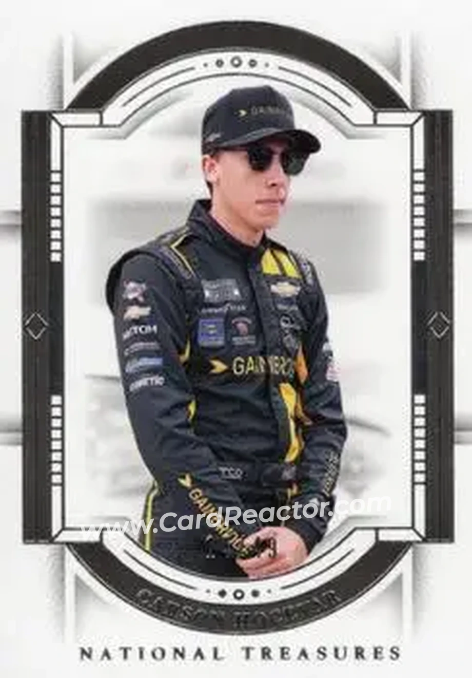 2024 Panini National Treasures #13 - Carson Hocevar - Spire Motorsports - Front