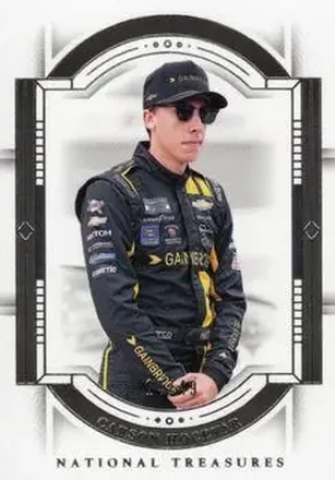 2024 Panini National Treasures #13 - Carson Hocevar - Spire Motorsports