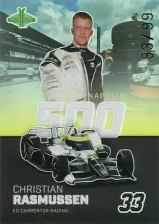 2024 Parkside Indy 500 Pacific #12 - Christian Rasmussen - Ed Carpenter Racing