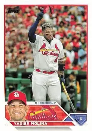2023 Topps #4 - Yadier Molina - St. Louis Cardinals