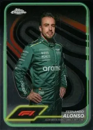 2024 Topps Chrome Formula 1 #11 - Fernando Alonso - Aston Martin Aramco Cognizant F1 Team