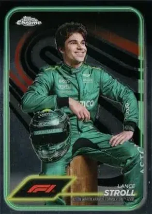 2024 Topps Chrome Formula 1 #12 - Lance Stroll - Aston Martin Aramco Cognizant F1 Team