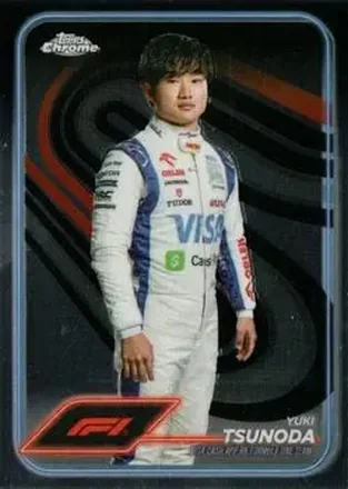 2024 Topps Chrome Formula 1 #17 - Yuki Tsunoda - Visa Cash App RB Formula One