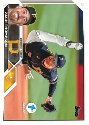 2023 Topps 1st Edition #2 - Zach Thompson - Pittsburgh Pirates