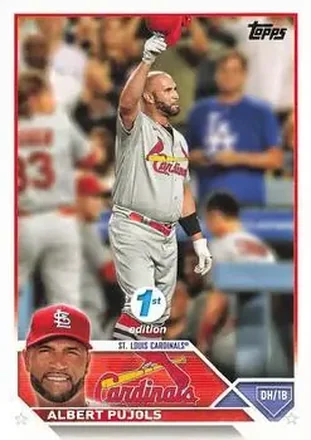 2023 Topps 1st Edition #5 - Albert Pujols - St. Louis Cardinals