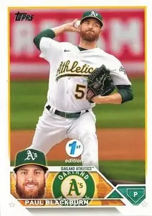 2023 Topps 1st Edition #6 - Paul Blackburn - Oakland Athletics
