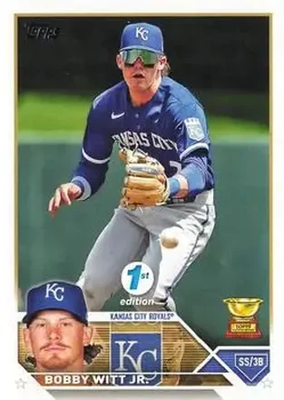 2023 Topps 1st Edition #7 - Bobby Witt Jr. - Kansas City Royals