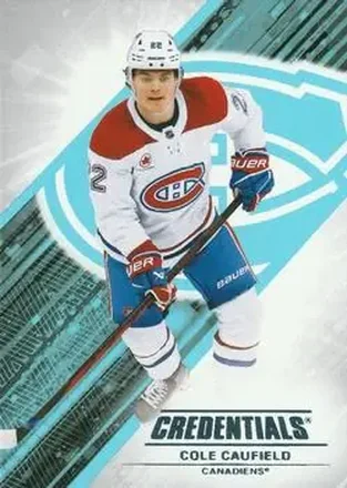 2024-25 Upper Deck Credentials #22 - Cole Caufield - Montreal Canadiens