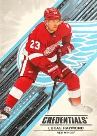 2024-25 Upper Deck Credentials #23 - Lucas Raymond - Detroit Red Wings