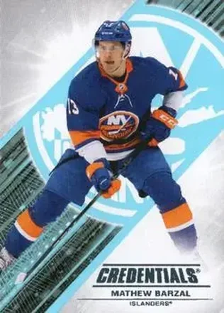2024-25 Upper Deck Credentials #28 - Mathew Barzal - New York Islanders