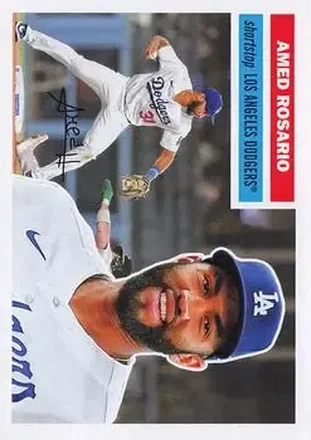 2023 Topps Archives #5 - Amed Rosario - Los Angeles Dodgers