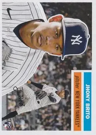 2023 Topps Archives #8 - Jhony Brito - New York Yankees