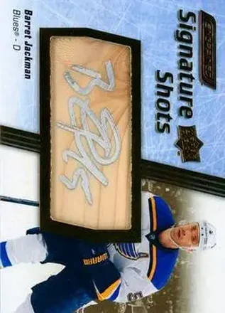 2024-25 Upper Deck Engrained Icons - Signature Shots #SS-BJ - Barret Jackman - St. Louis Blues
