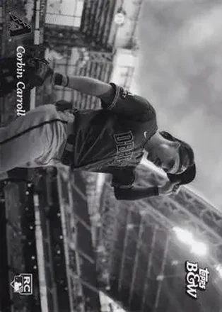 2023 Topps Black & White #2 - Corbin Carroll - Arizona Diamondbacks