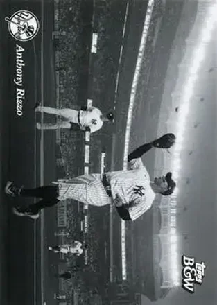 2023 Topps Black & White #10 - Anthony Rizzo - New York Yankees