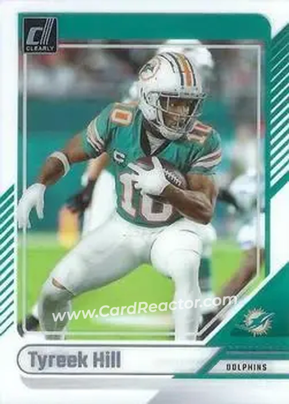 2024 Clearly Donruss #33 - Tyreek Hill - Miami Dolphins - Front