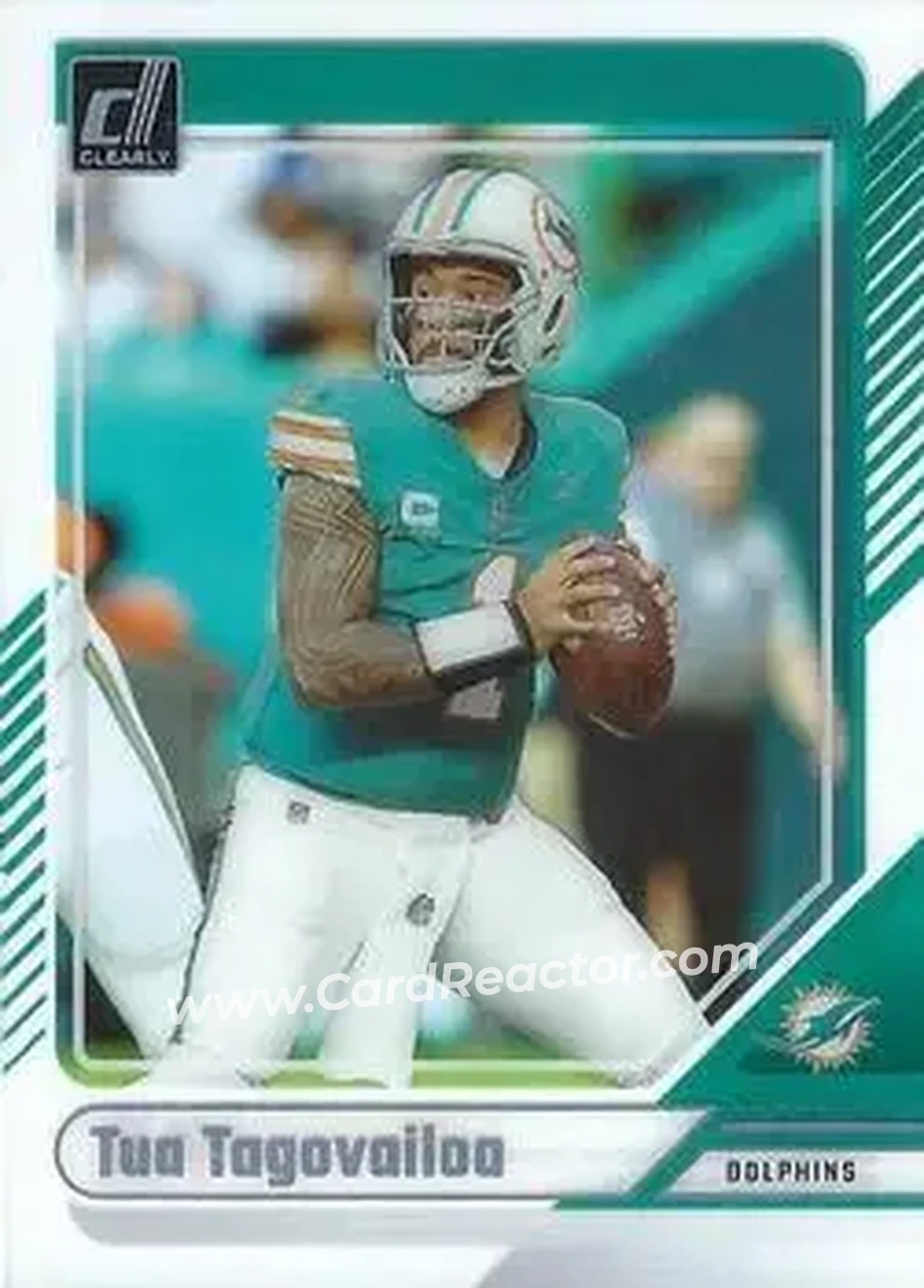 2024 Clearly Donruss #34 - Tua Tagovailoa - Miami Dolphins - Front