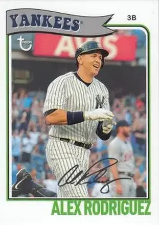 2023 Topps Brooklyn Collection #1 - Alex Rodriguez - New York Yankees