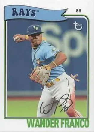 2023 Topps Brooklyn Collection #5 - Wander Franco - Tampa Bay Rays