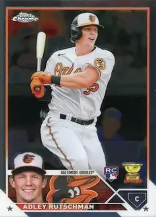 2023 Topps Chrome #1 - Adley Rutschman - Baltimore Orioles