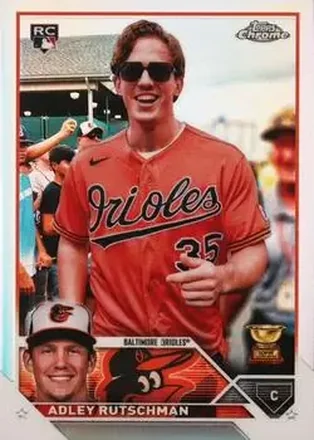 2023 Topps Chrome #1b - Adley Rutschman - Baltimore Orioles